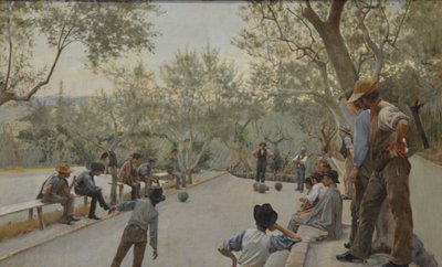 The Game of Bocce by Ruggero Focardi